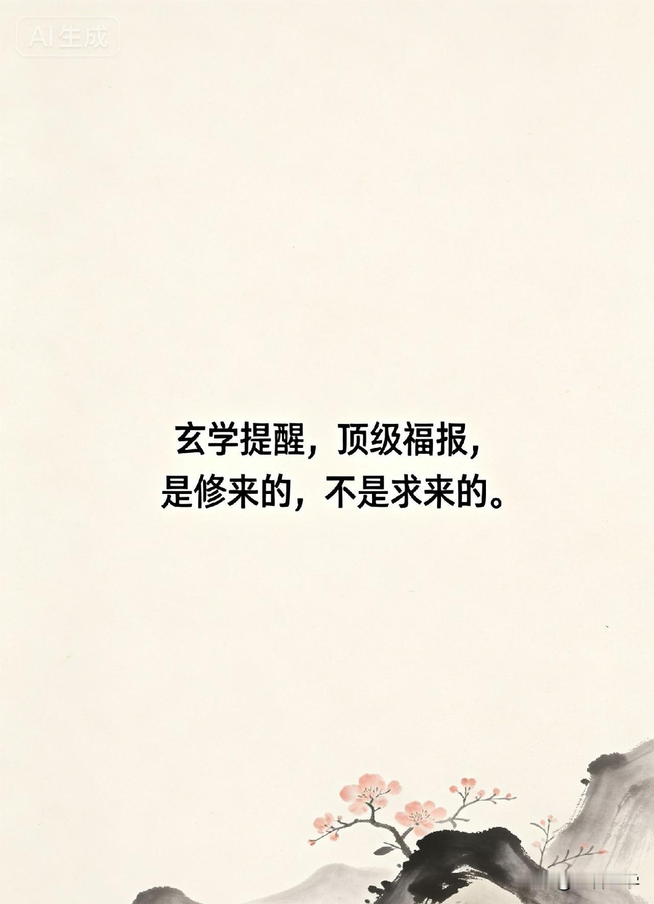 玄学提醒，顶级福报，是修来的，不是求来的。

你有没有发现，身边有些人，天天烧香