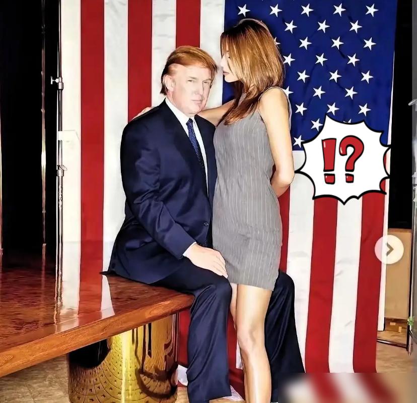 你敢信？1998年纽约时装周派对，特朗普把挪威富豪女伴丢在洗手间，转头堵着梅拉尼