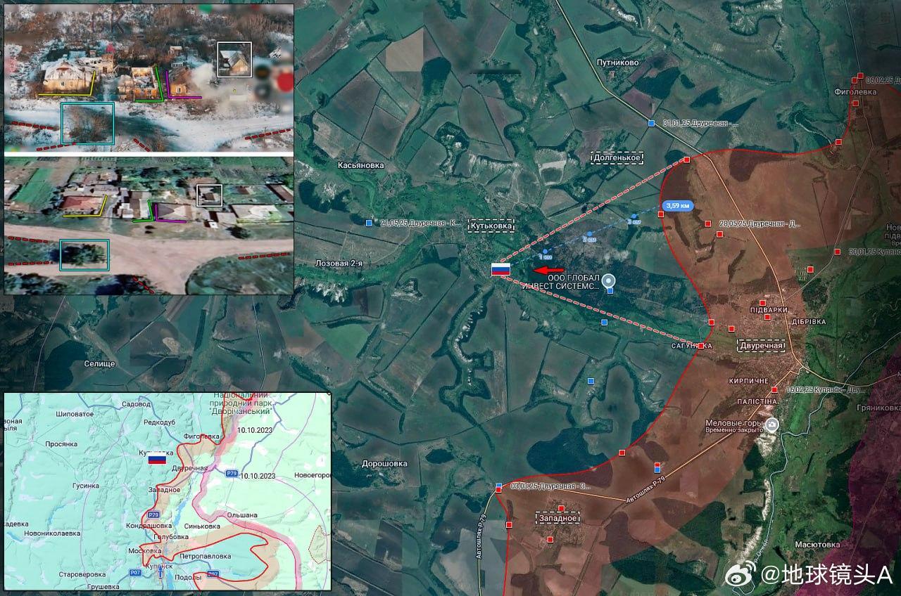 俄乌冲突 库皮扬斯克以北，俄军发起大规模进攻：2026年1月28日，德夫雷奇纳 