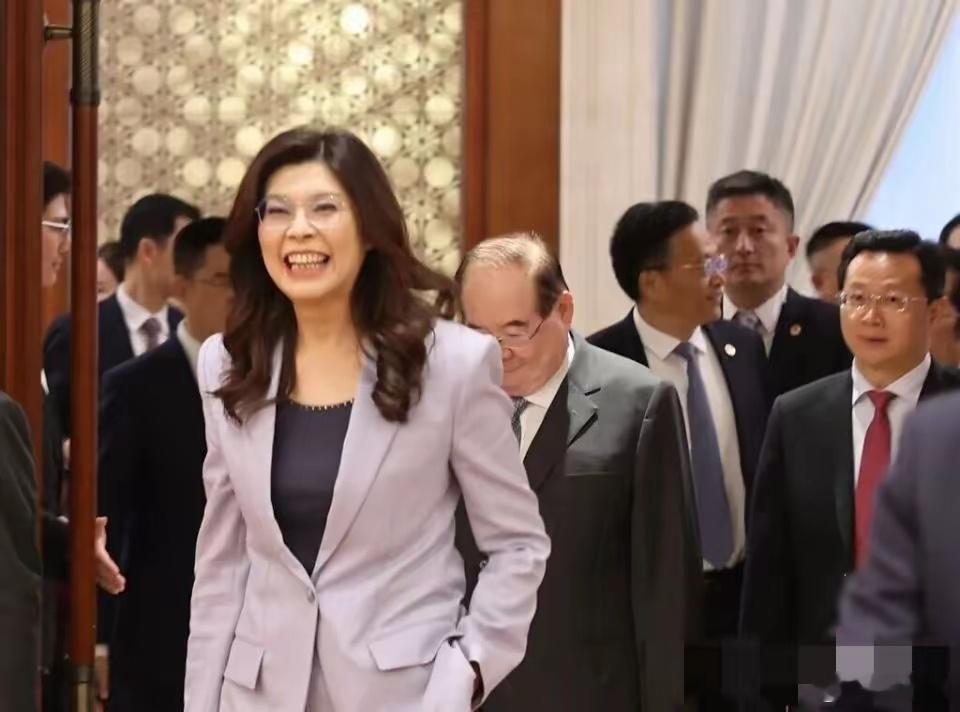 郑丽文说看到了台湾的未来如果郑丽文女士能把台湾带回祖国怀抱，足可以和郑成功、左宗