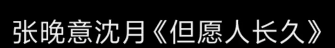 🍉《但愿人长久》:张晚意、沈月 