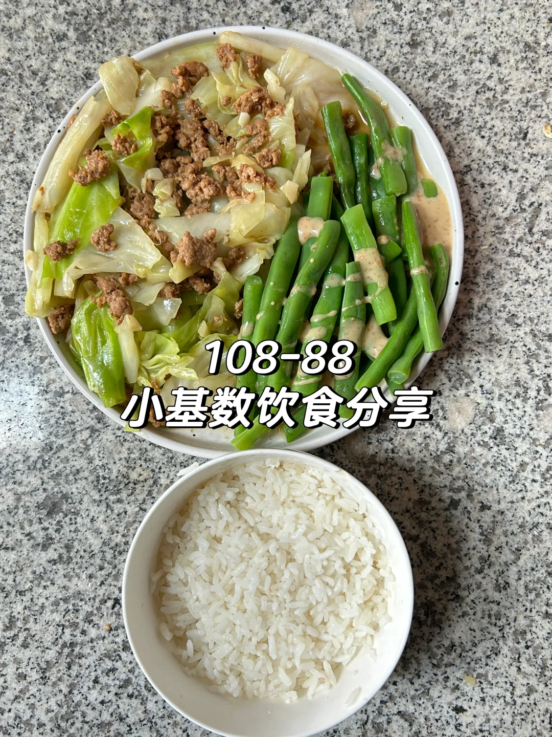 108➡️88｜小基数一日三餐分享day1
