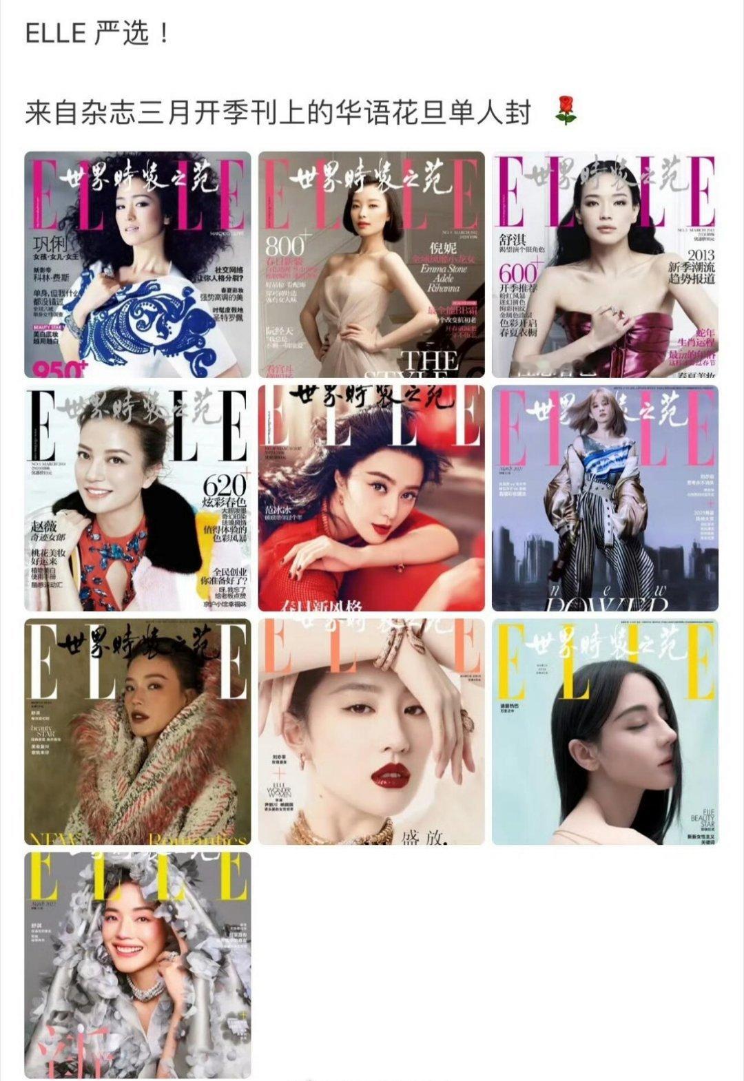 《ELLE》单人开季刊封面人物90唯一视后迪丽热巴的含金量 