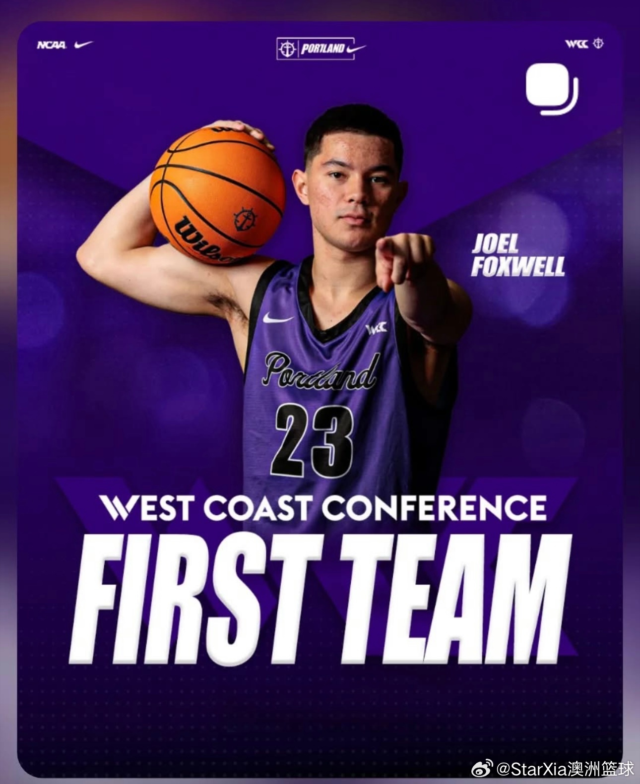 本赛季NCAA，澳洲球员得到的奖项NCAA