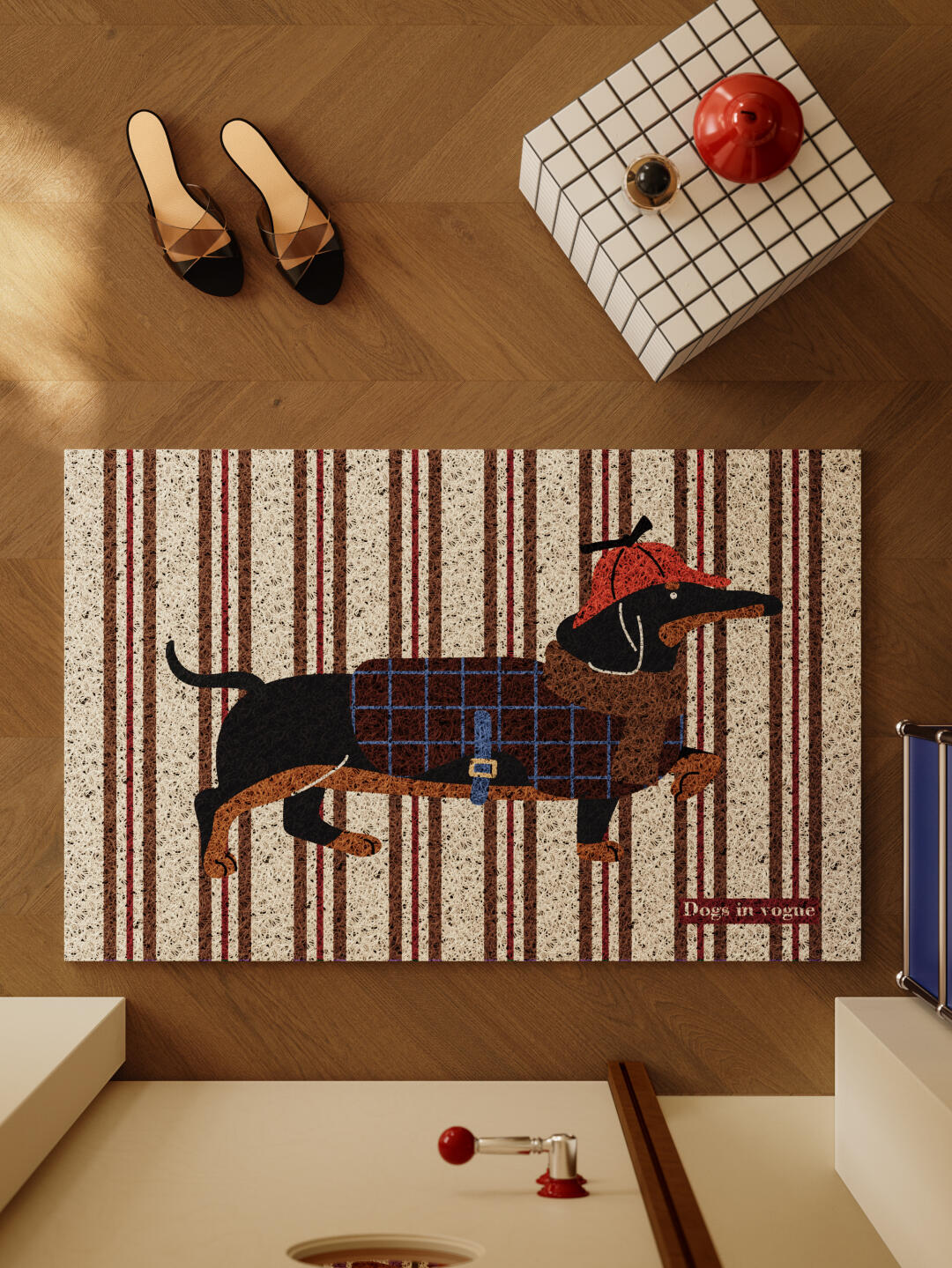 Vintage Chic｜老钱风中古玄关地垫 ！