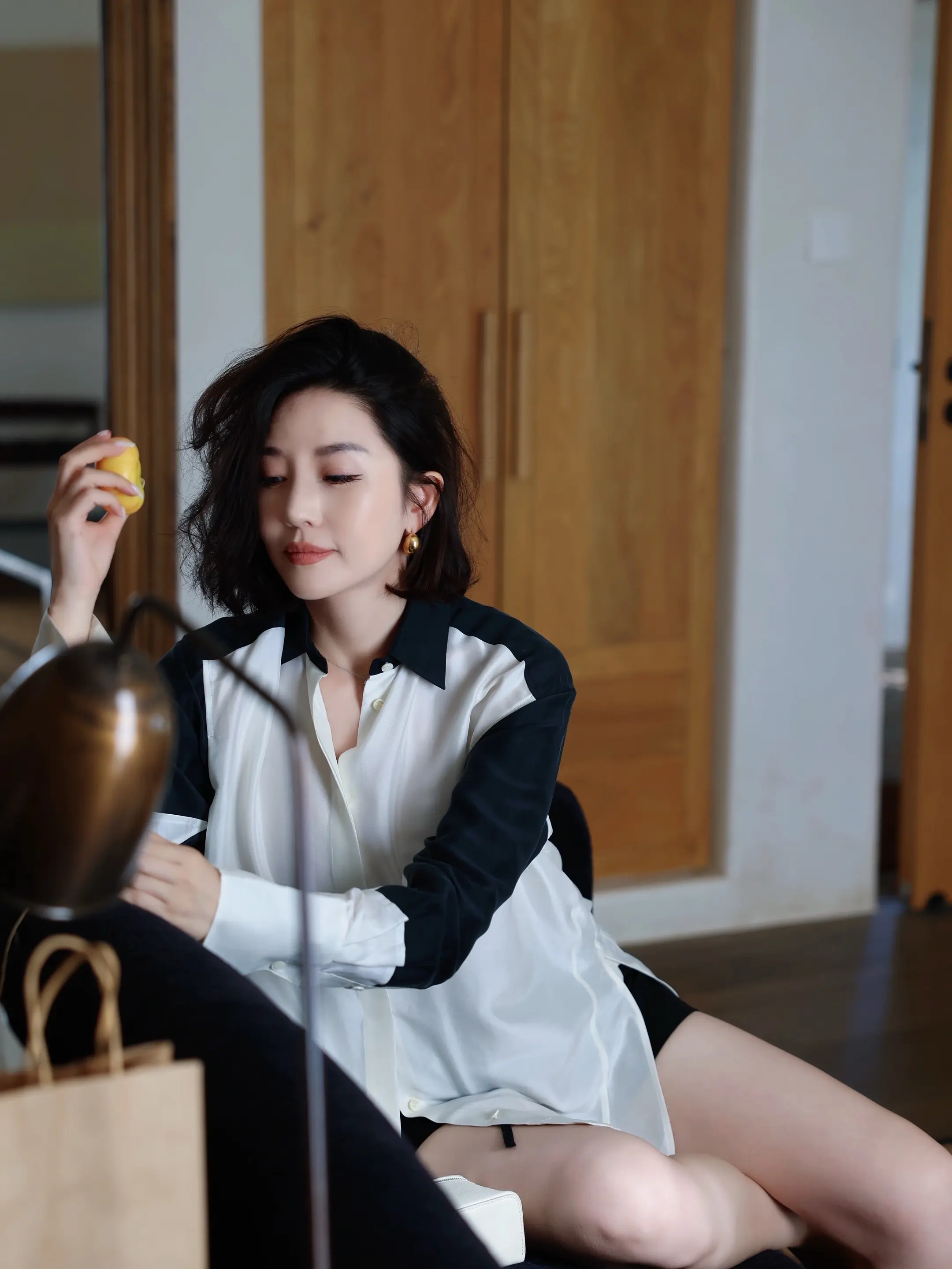 松弛感衬衣