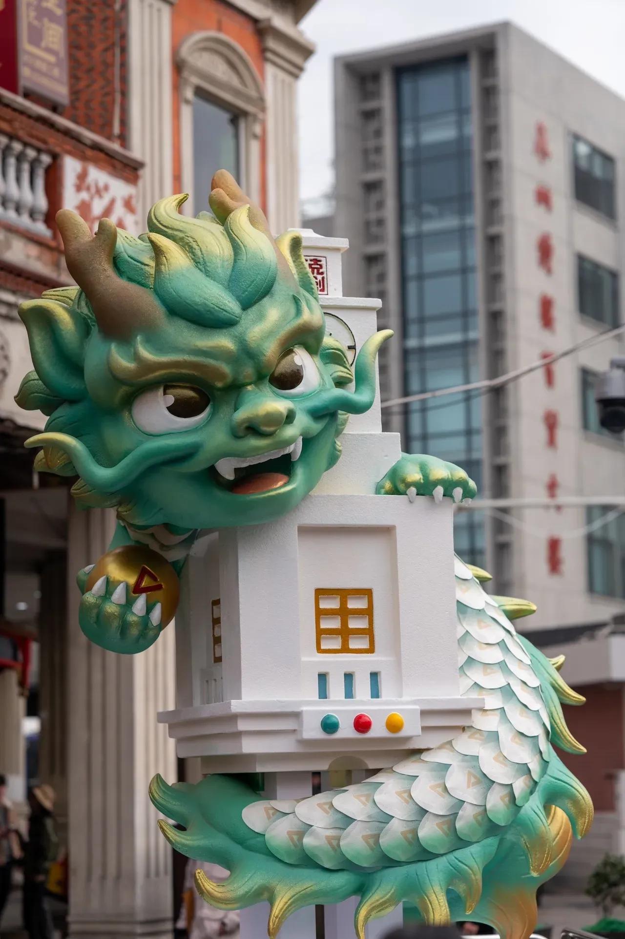 泉州文旅巨献龙生九子目前已经上线4子，分布泉州各景点。这四兽你认识？