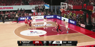 CBA 久旱逢甘露！中国男篮终于进三分了，来自贺希宁！中国男篮vs日本男篮