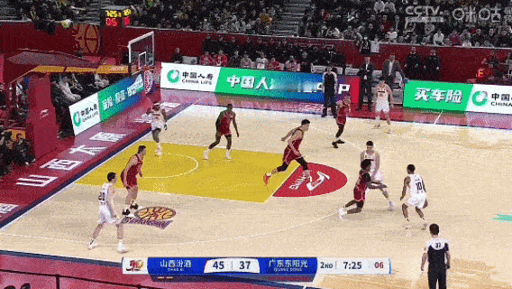 说什么来着[笑cry]山西男篮vs广东男篮 ​​​