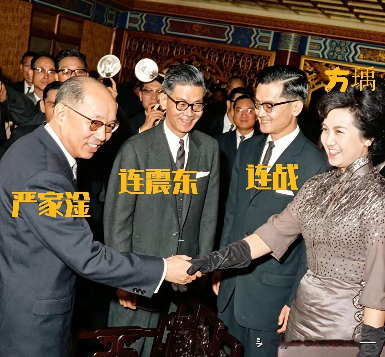 为啥连战结婚，严家淦是证婚人？