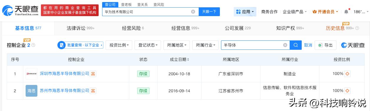 【华为现有数百项半导体专利 华为已成立半导体相关公司】华为半导体领域新突破
据媒