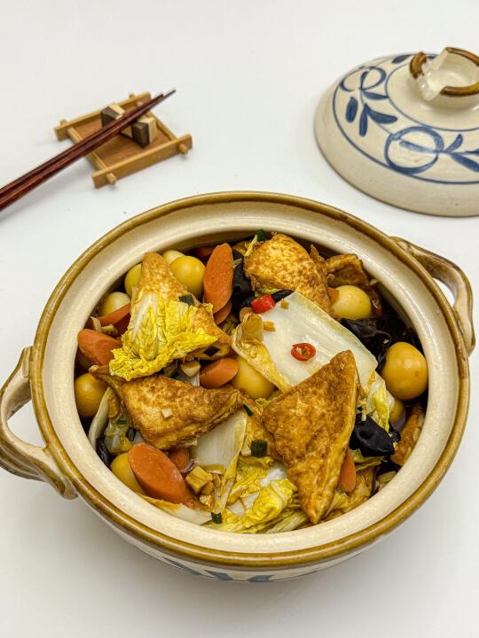 白菜豆腐煲  | 🥬热乎乎的超级好吃