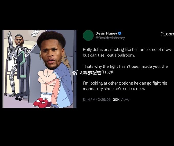 拳坛速递 德文-哈尼（Devin Haney）透露，他目前正在为下一场比赛物色其