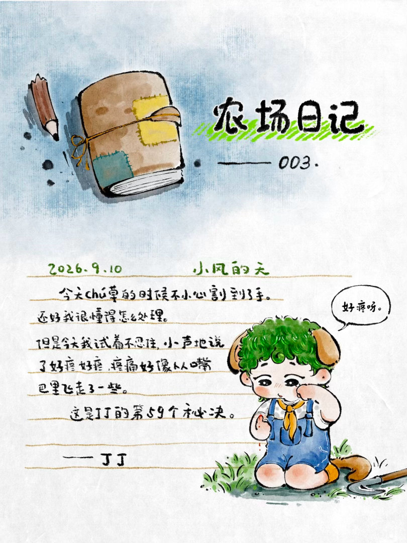 布丁农场布布和丁丁 布丁农场今天的丁丁日记 ​  ​​​