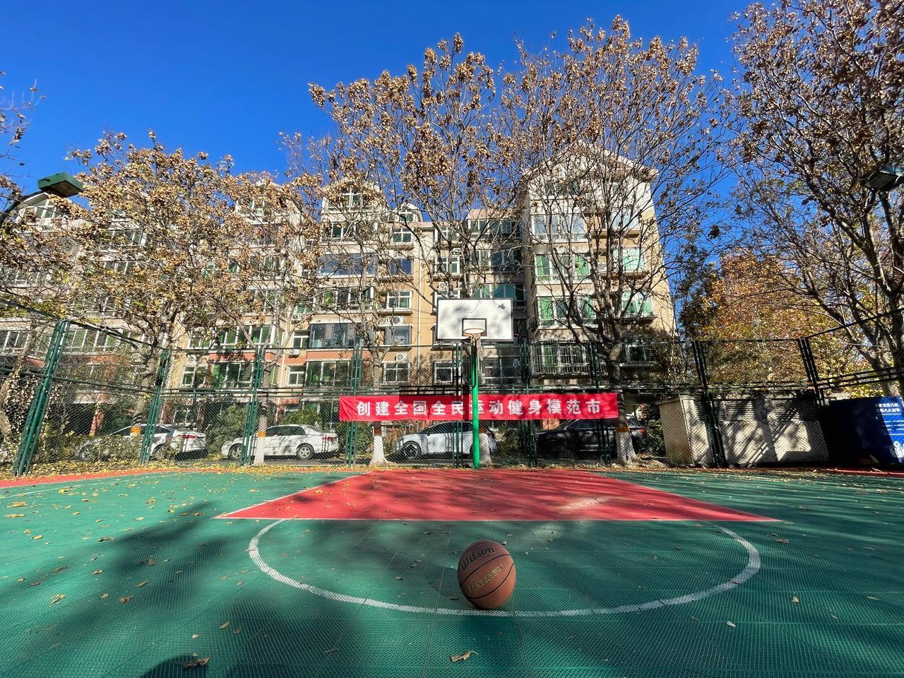 篮球🏀 应该感谢大雪无痕，在龙蛇庚序之际，有蓝天相伴的周末，能打一会篮球，还是