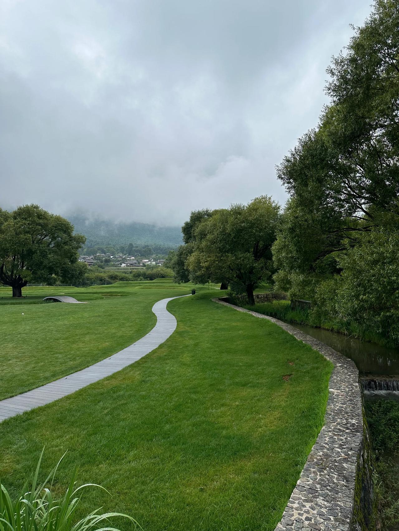 在丽江，用走进山野的方式清空焦虑。一场小雨过后，空气甜润，我们不再追赶时间，而是