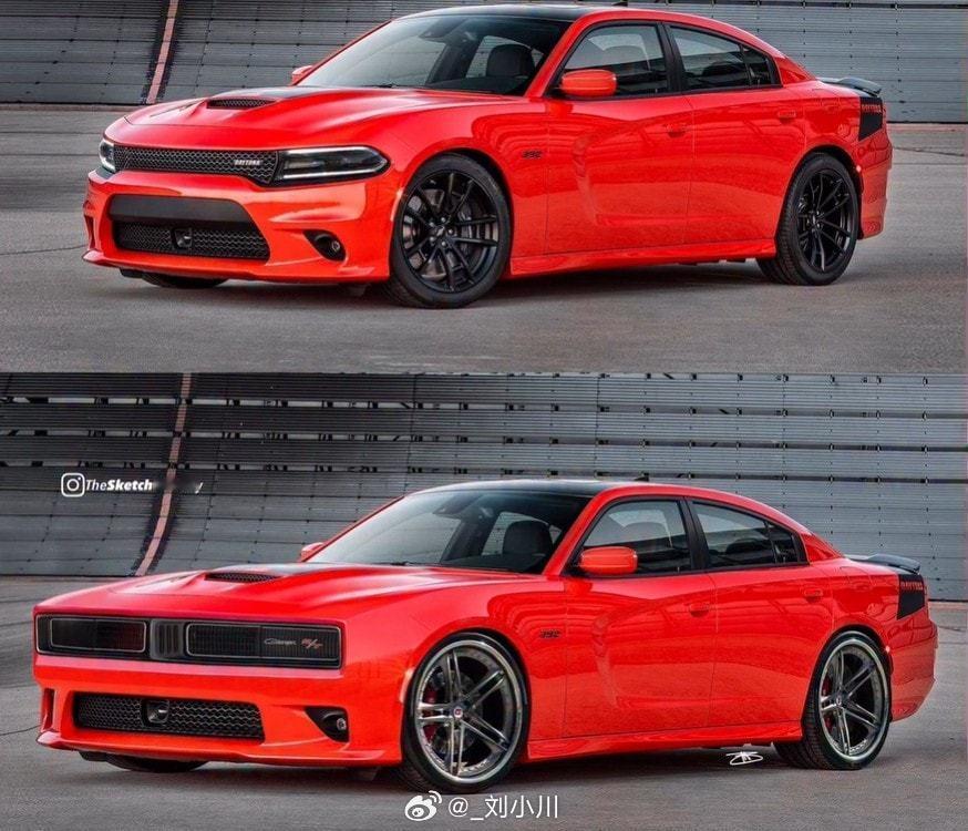 道奇Charger R/T 如果1969年Charger R/T标志性的格栅和隐
