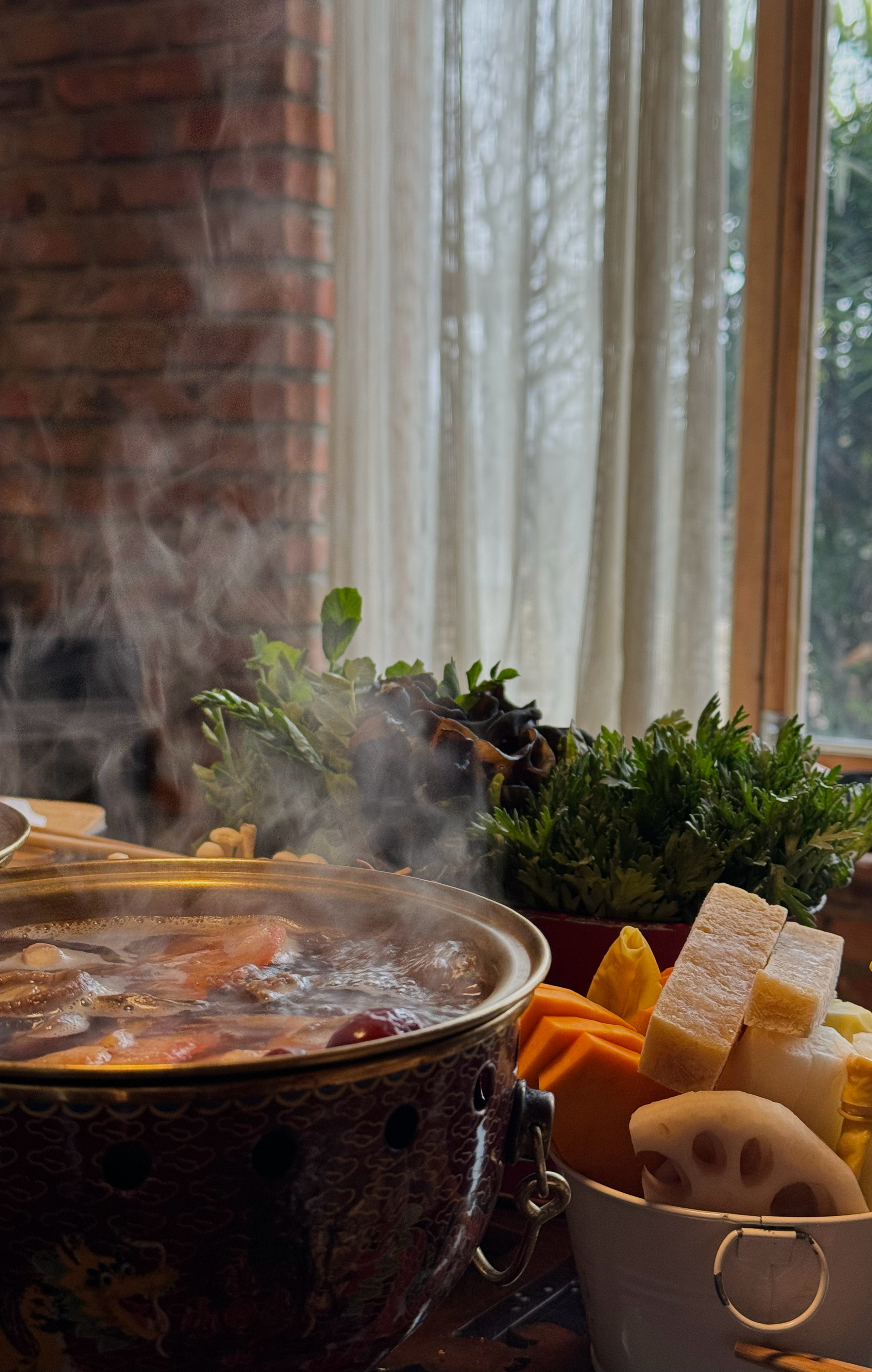 今天的天气适合吃个素食锅  ​​​