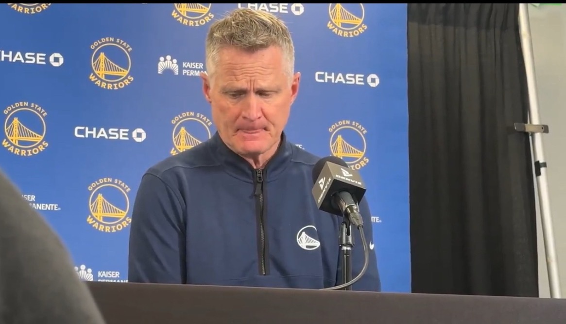 科尔赛后采访说 勇士第6第7已经无望 现在第8是我们的理想目标 科尔说勇士今天执