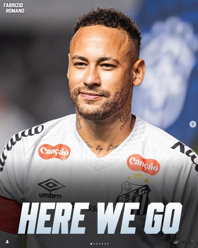 内马尔将留在桑托斯！

据名记罗马诺确认，巴西球星内马尔已决定和桑托斯续约至20