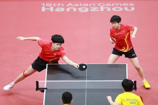 北京时间9月28日，杭州第19届亚运会继续进行各项赛事，乒乓球方面:国乒两大组合