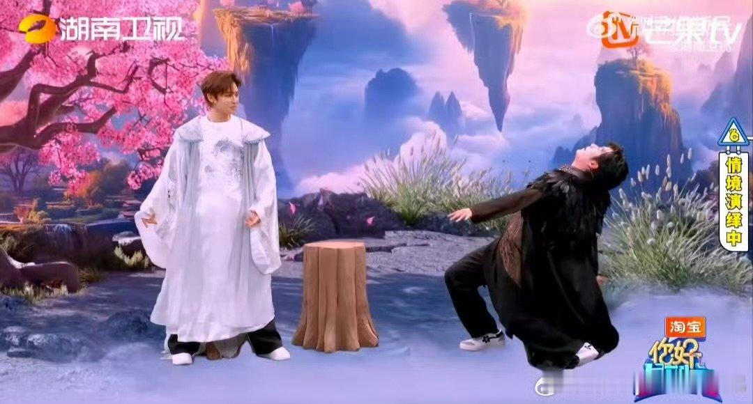 谁发明的杨迪太好笑了你好星期六 杨迪这个小绿人承包了我这期所有笑点！又干活又逗乐