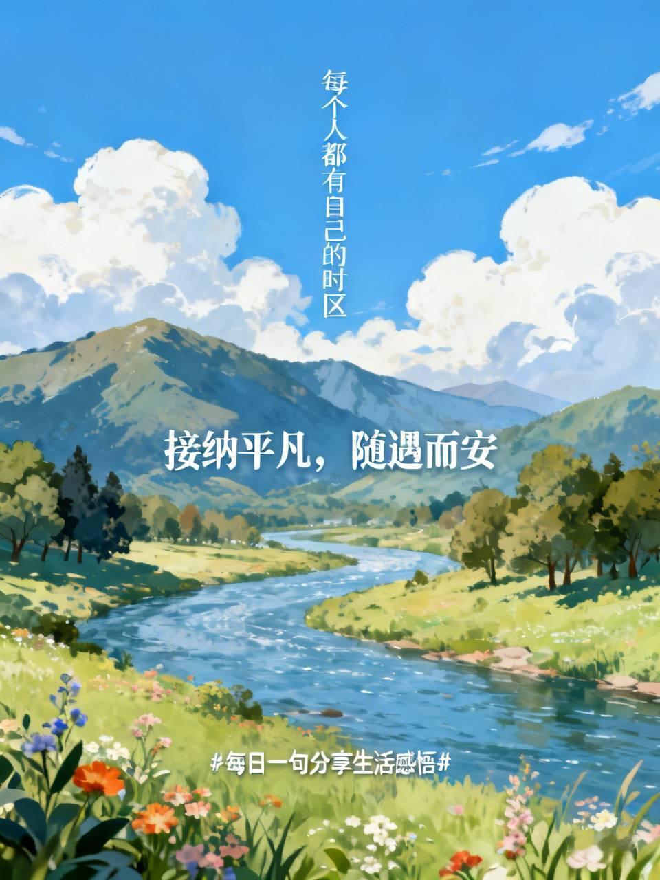 人这一生真的不必强求事事圆满，有人25岁就事业开挂，有人30岁才找到喜欢的事，每