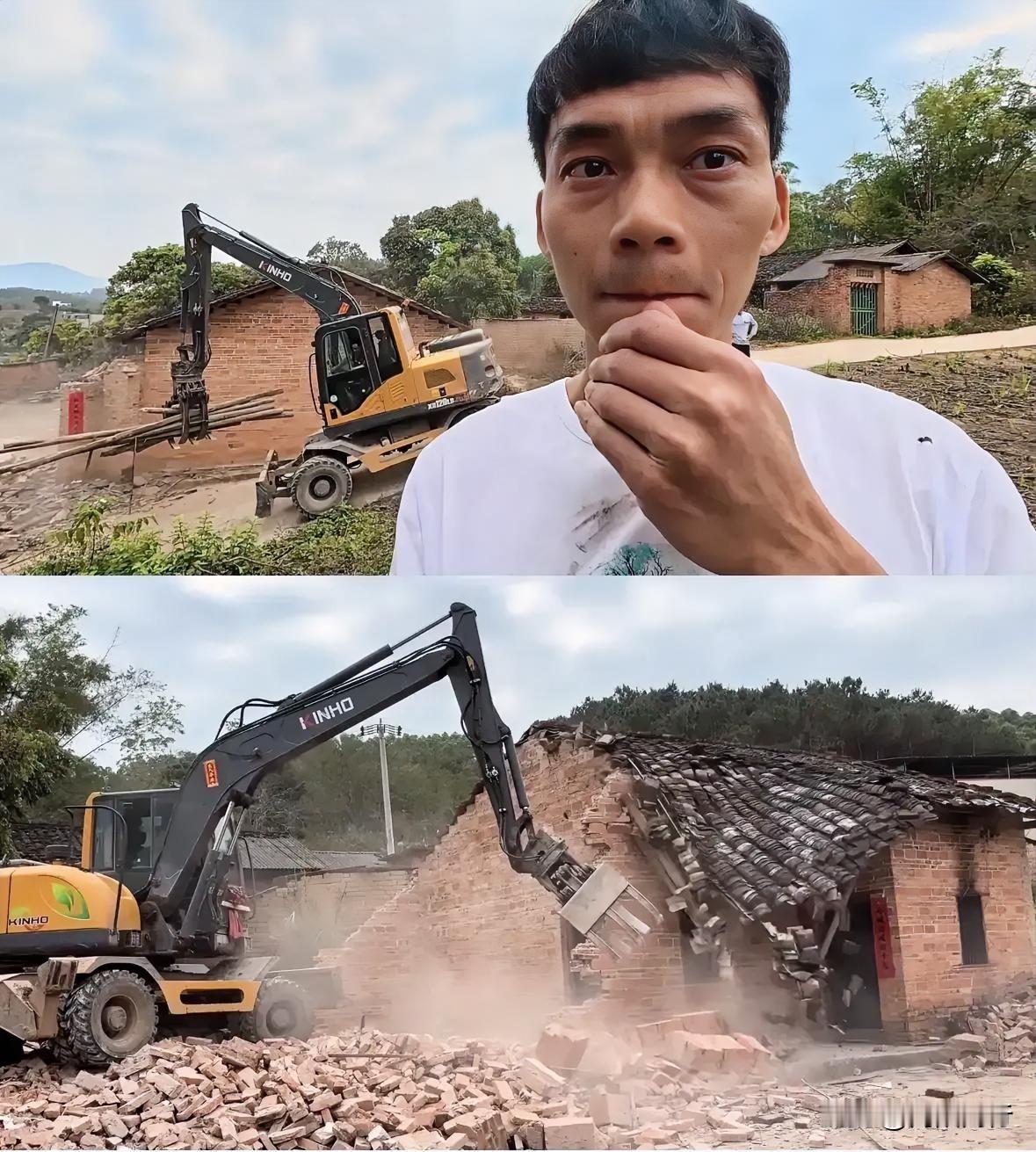 唐尚珺拆了老家30年的老房，要给母亲盖新楼。读大二的他，靠拍视频、直播带货，挣到