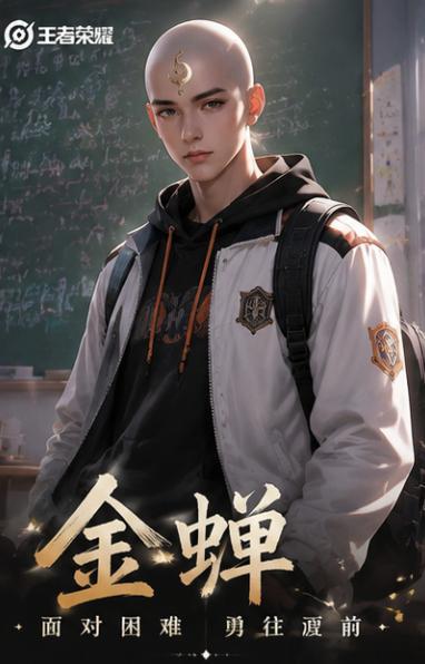王者英雄校服穿搭王者校园星推官小王高校新热点快看金蝉专属校园校服穿搭！干净白衬衫
