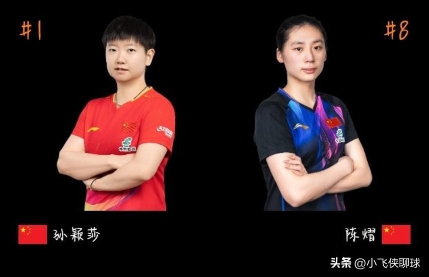 本场比赛，1号种子孙颖莎和8号种子陈熠的差距不大！

孙颖莎🇨🇳，WTT新加