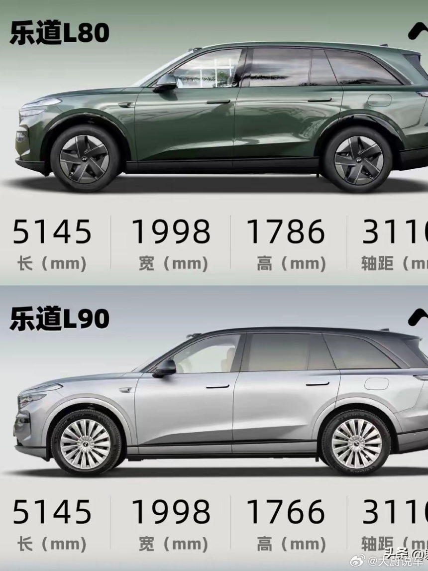 怎么看都是一款车，搞不懂为什么要搞两个型号？ 
