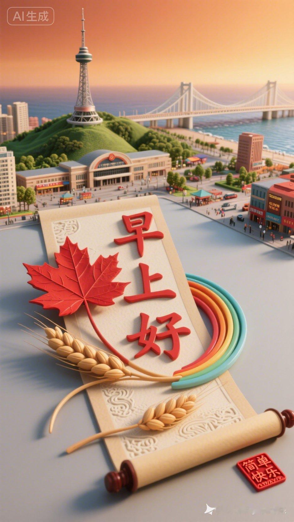 早安好，新的一天从美好开始！🌞🍂🌾