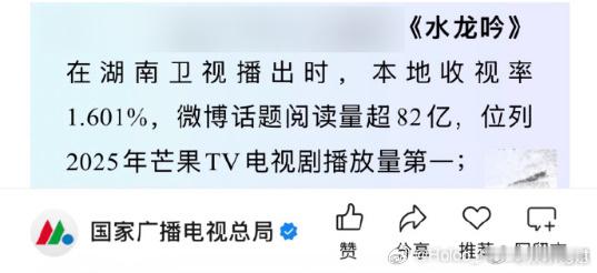 广电认证芒果🥭年冠是罗云熙《水龙吟》，那杨紫《国色芳华》就是云合播放量年冠咯，