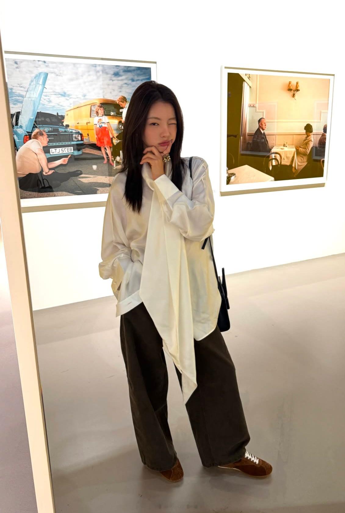 穿搭分享 连续更新第2918天韩国时尚女生日常搭配大家准备秋天的衣服了吗韩系穿搭