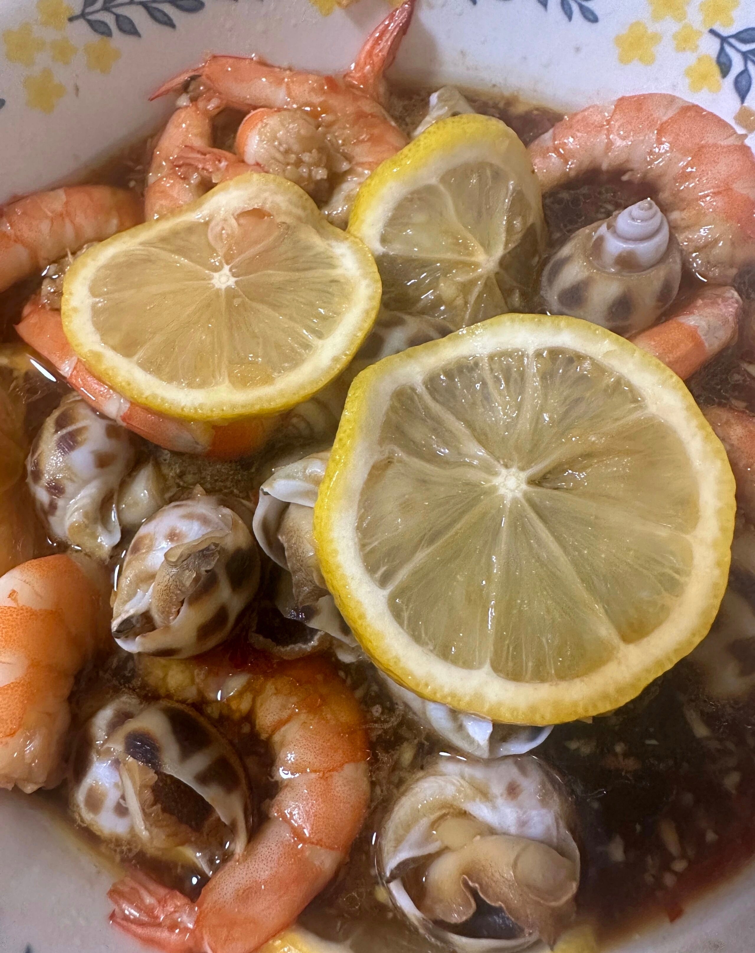 海鲜大餐。 马鞍山