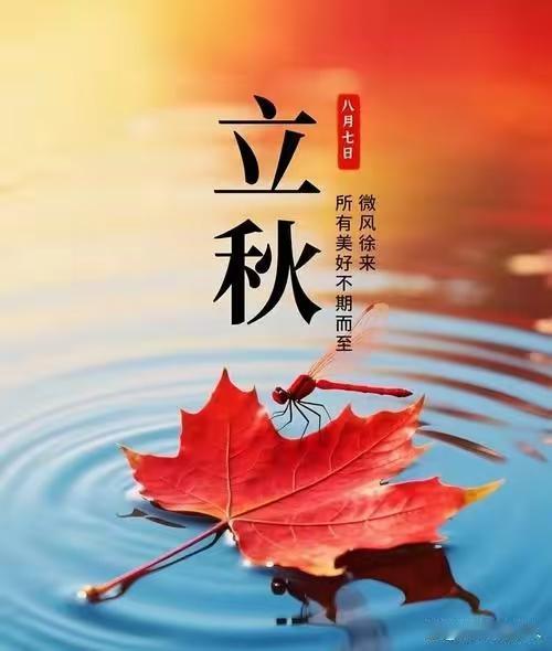 水调歌头·立秋节吟
                              