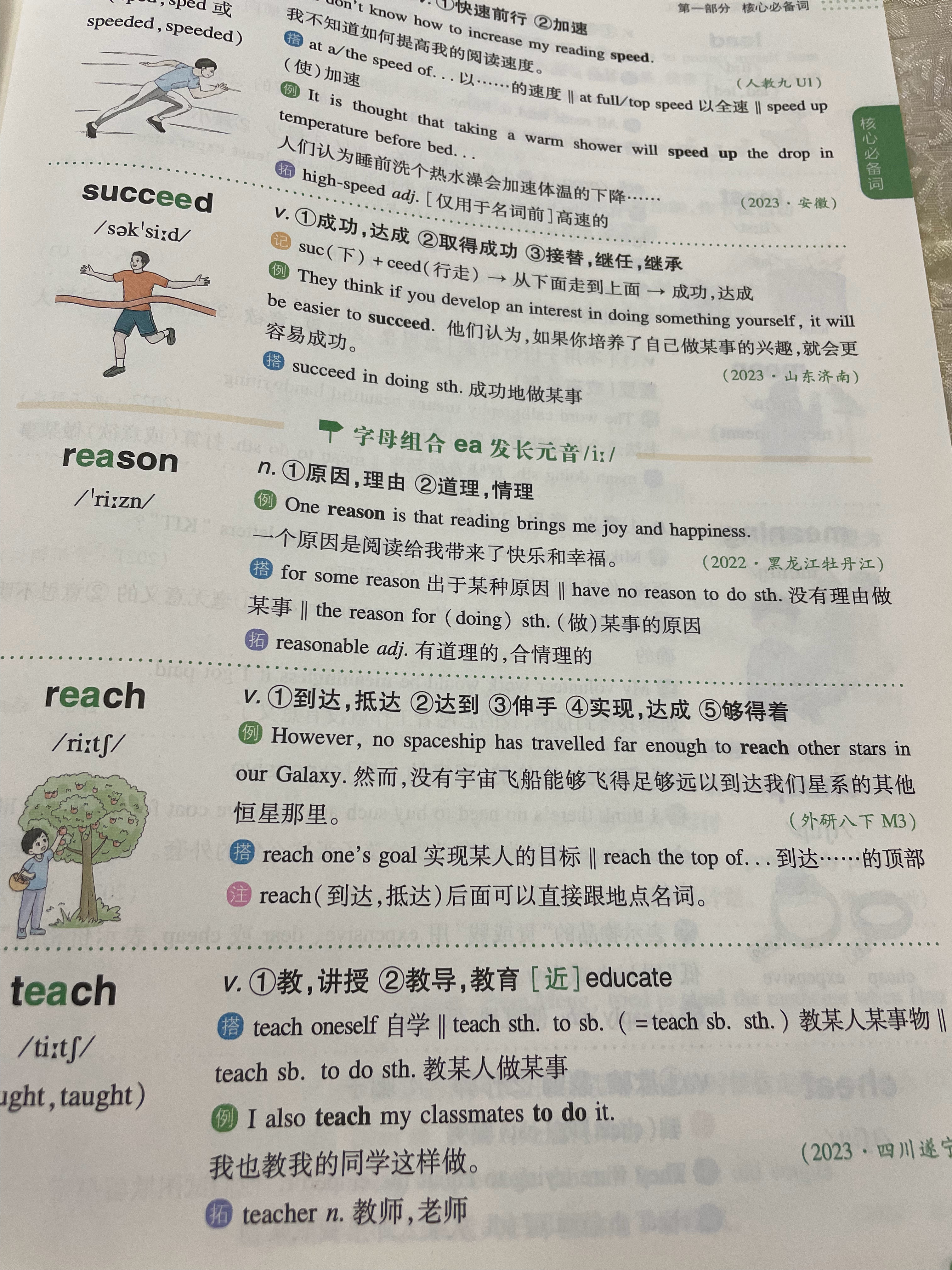 今天学了一个音标和一些单词 