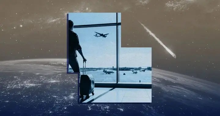 一架飞机被太空碎片击中的概率是多少？