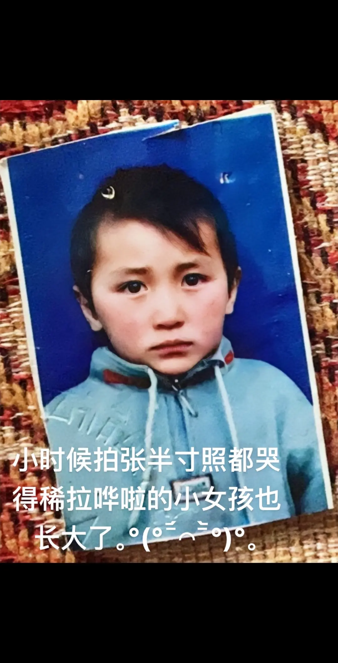 翻旧照 从小到大的变化 照片上的女孩