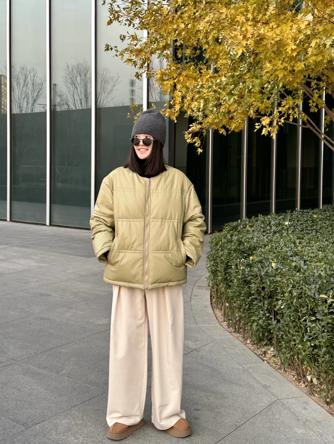 今天穿什么 我的羽绒服