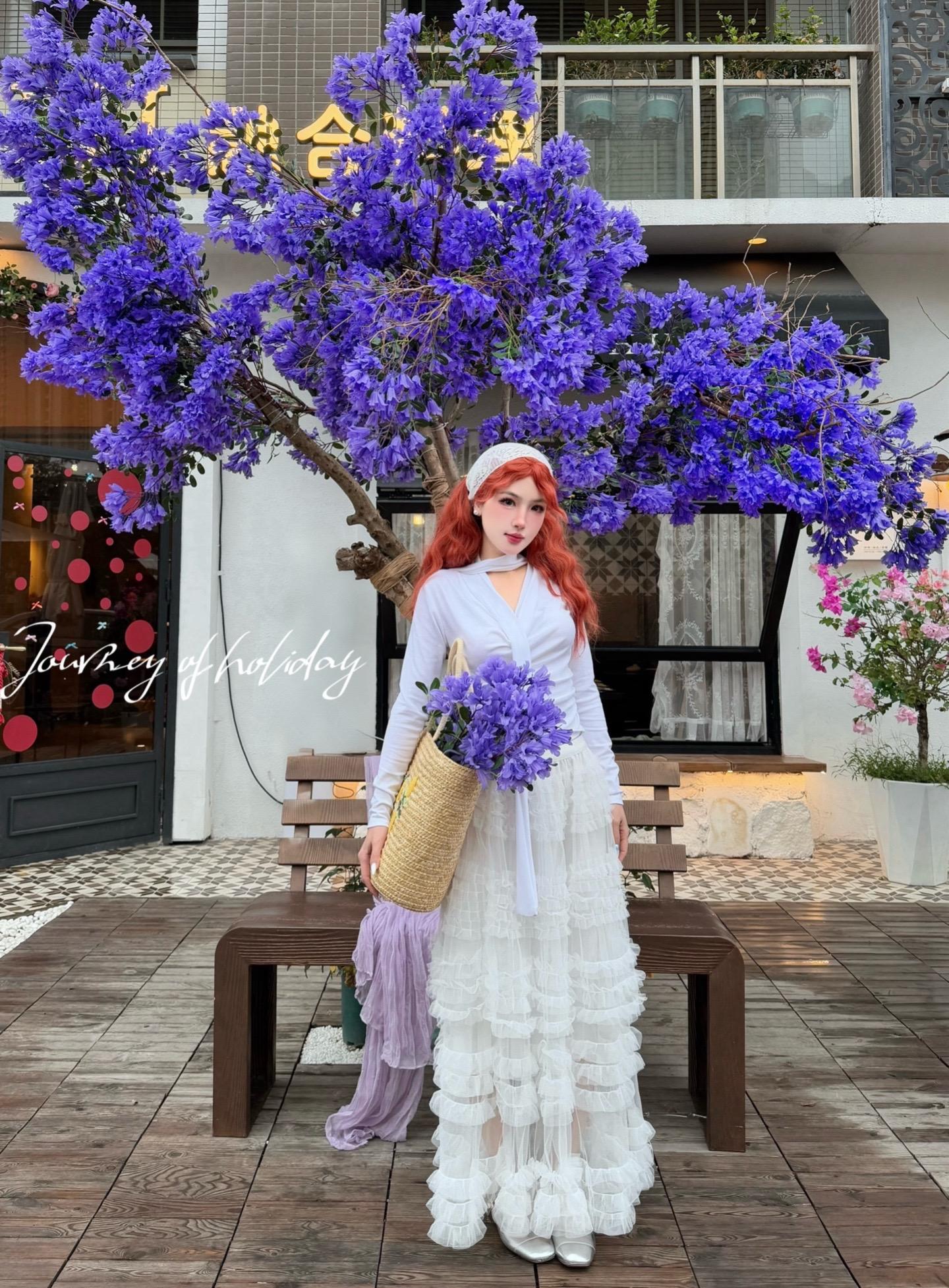 在阳江拍到了蓝花楹树💜🪻➿