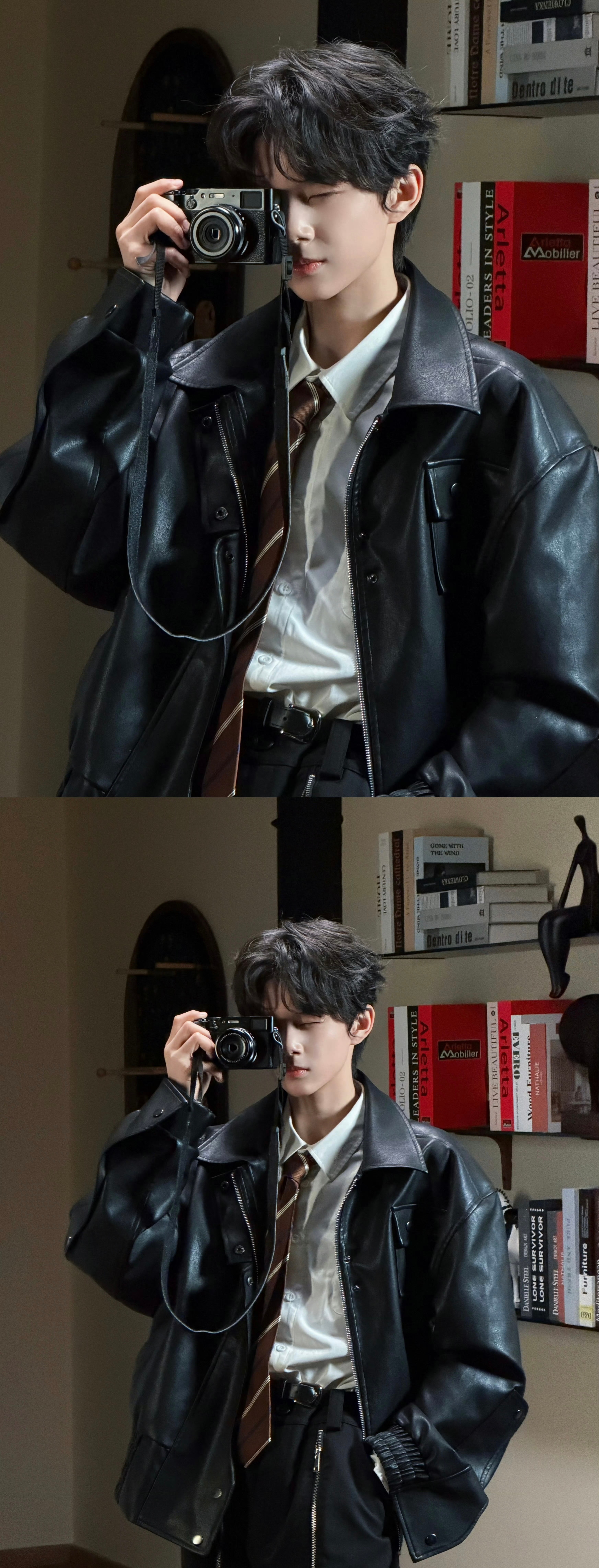 这几张的四代陈思罕挺帅的，皮衣超有feel陈思罕 我是一个专业的摄影师