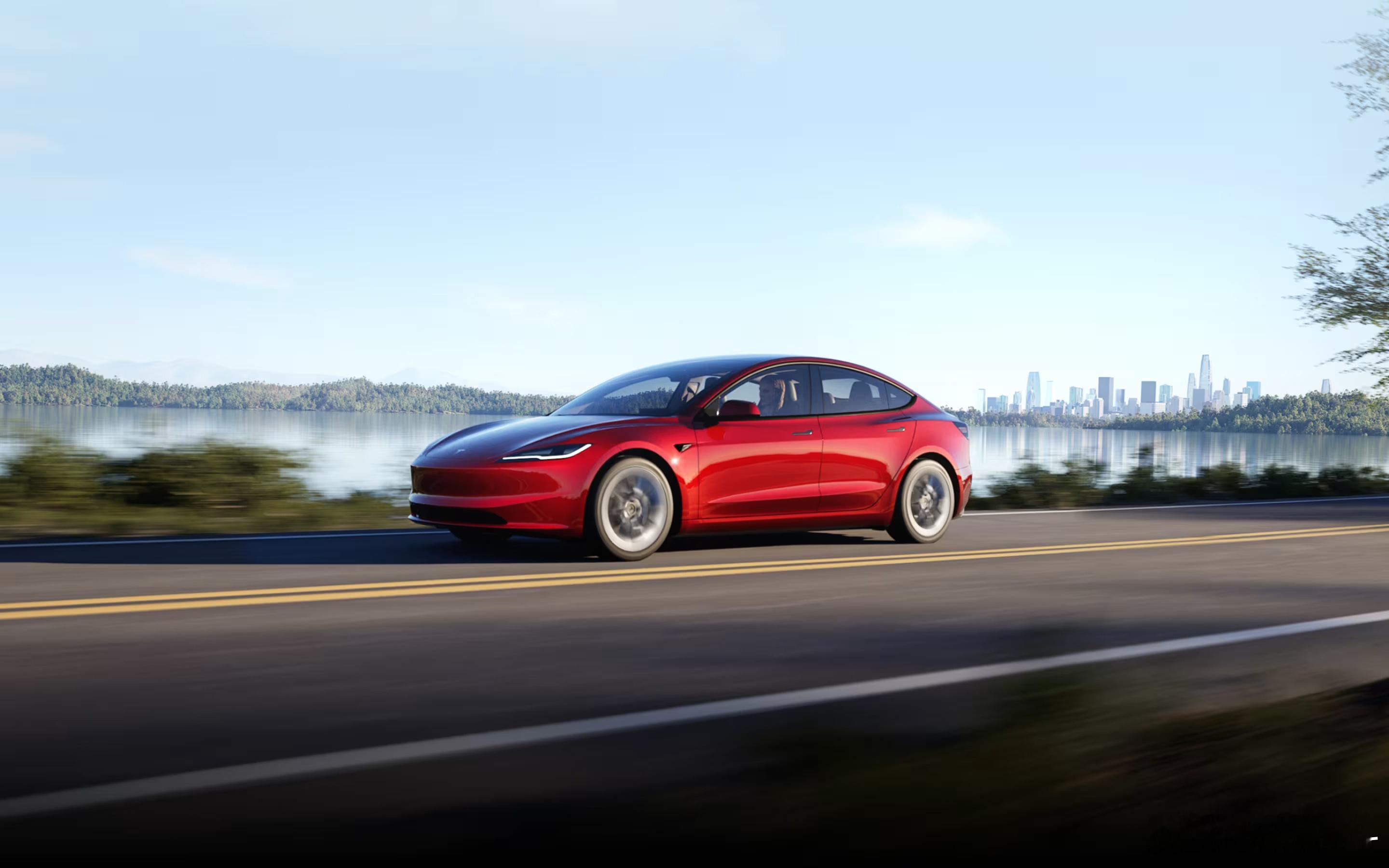 CLTC830公里的特斯拉Model3长续航后轮驱动版售价26.95万目前还有引