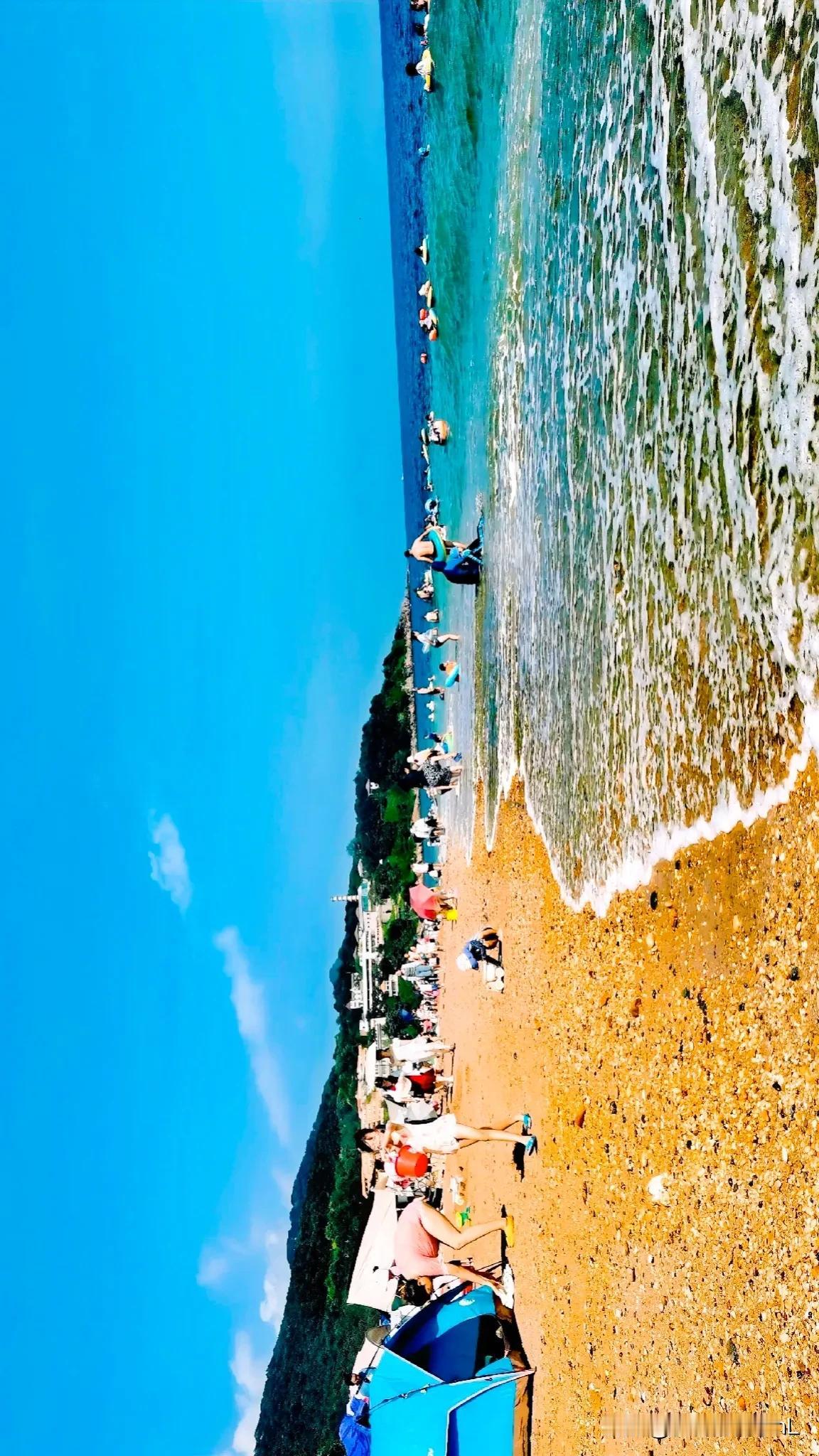 一一海边风光

一一心醉神迷

一一沙滩海浪声

一一渔舟逐浪来

一一【原创摄