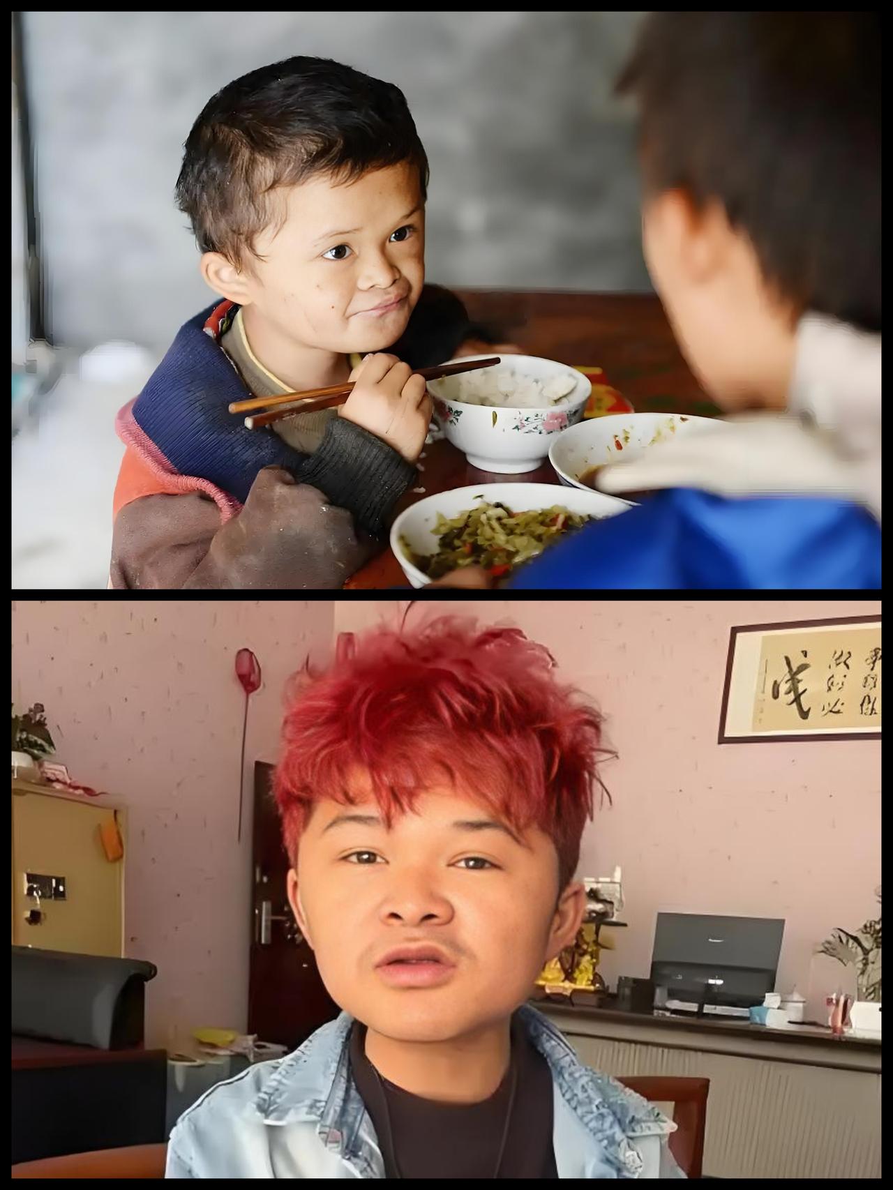 他不过是被人当成赚钱工具的提线木偶
 
染了红发、打了耳钉，模样看着变了，可骨子