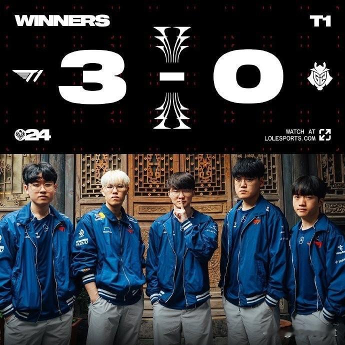 可恶，还是不行啊！恭喜T1晋级败决，下一战对阵BLG。
还是可惜了，被3-0击败