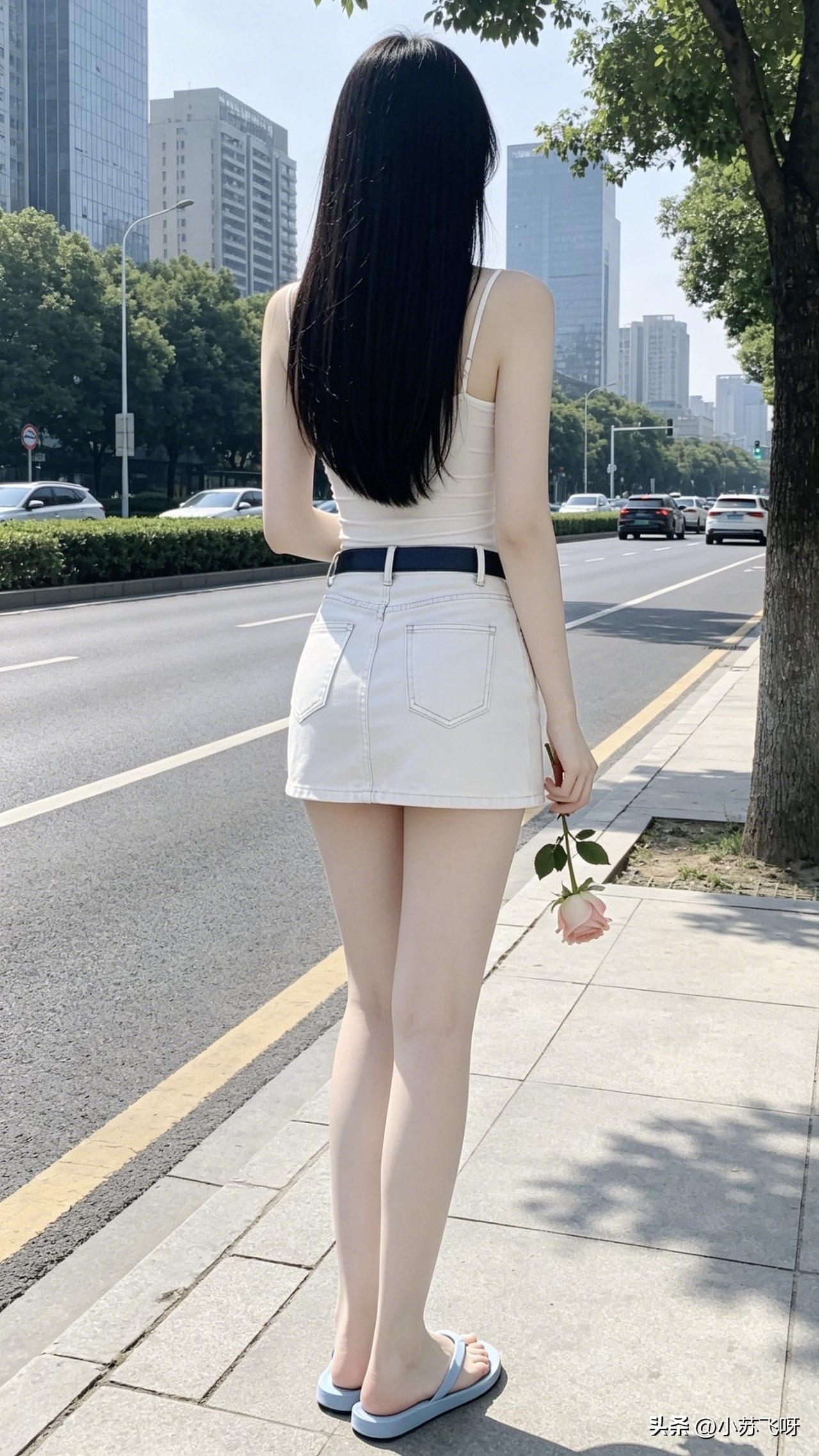：此刻敢出门晒太阳的女人万中无一吧[黑线]。其实，38的温度，18岁的心，就让这