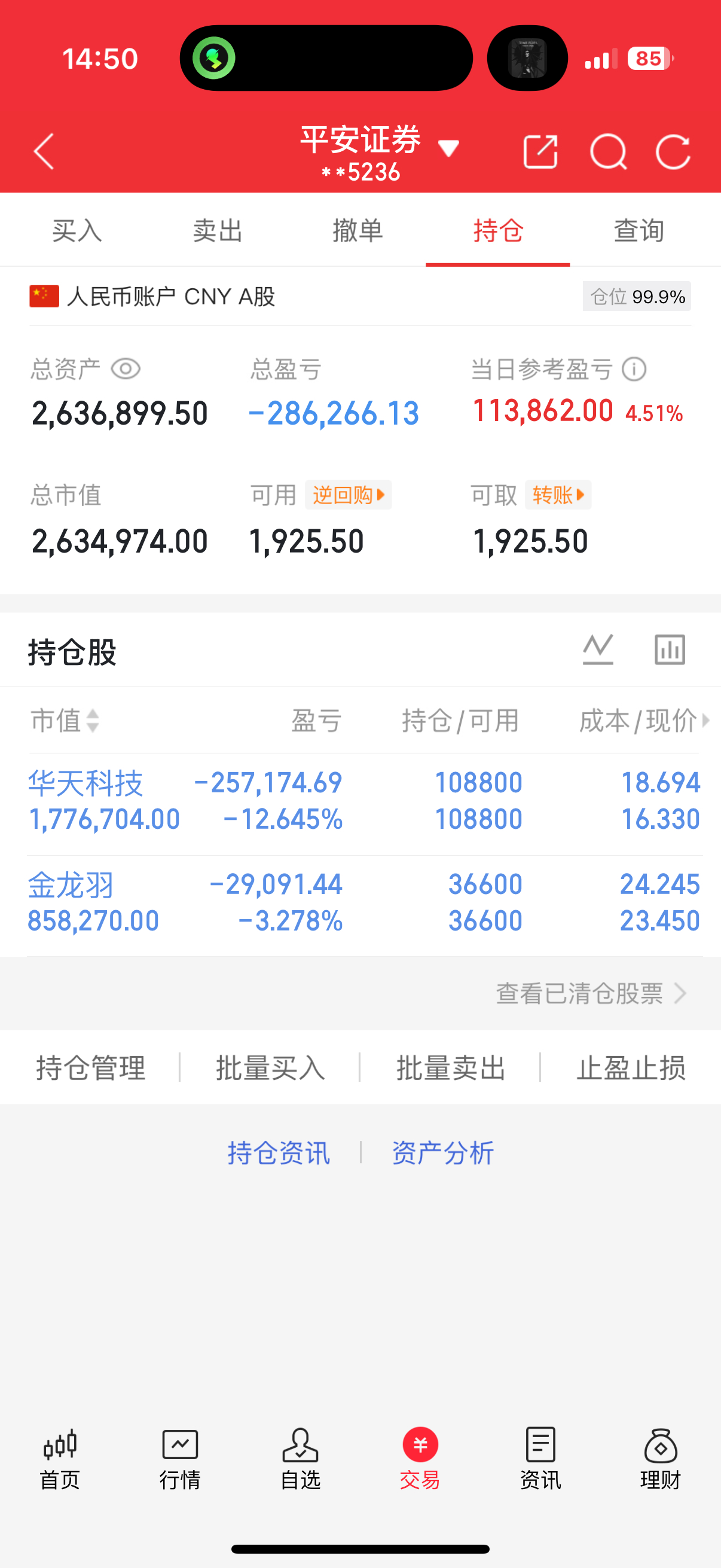 今天就这样了，大A一贯的作风冲高回落，不过跟上老才了的今天都有收获了吧 ​​​