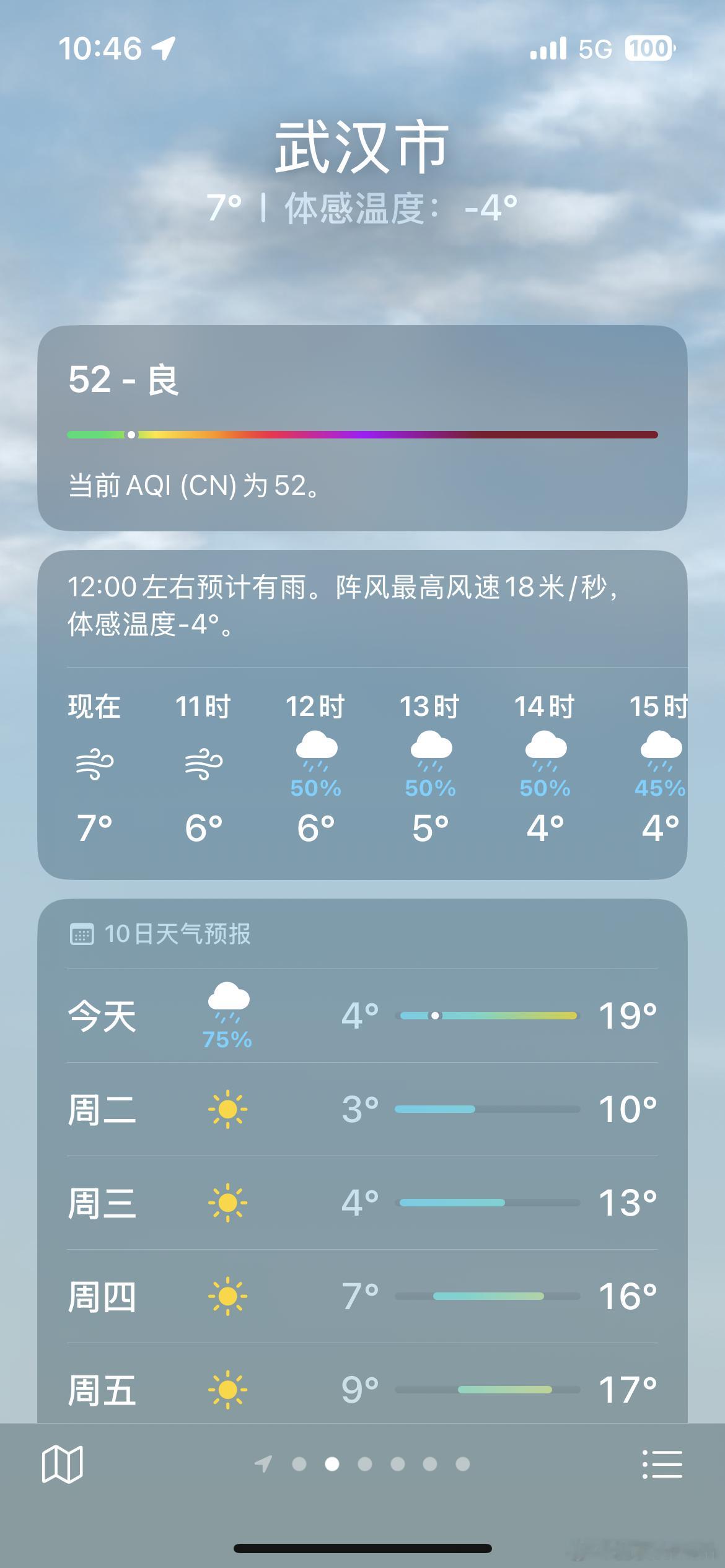 武汉昨天还在穿短袖，今天直接穿袄子