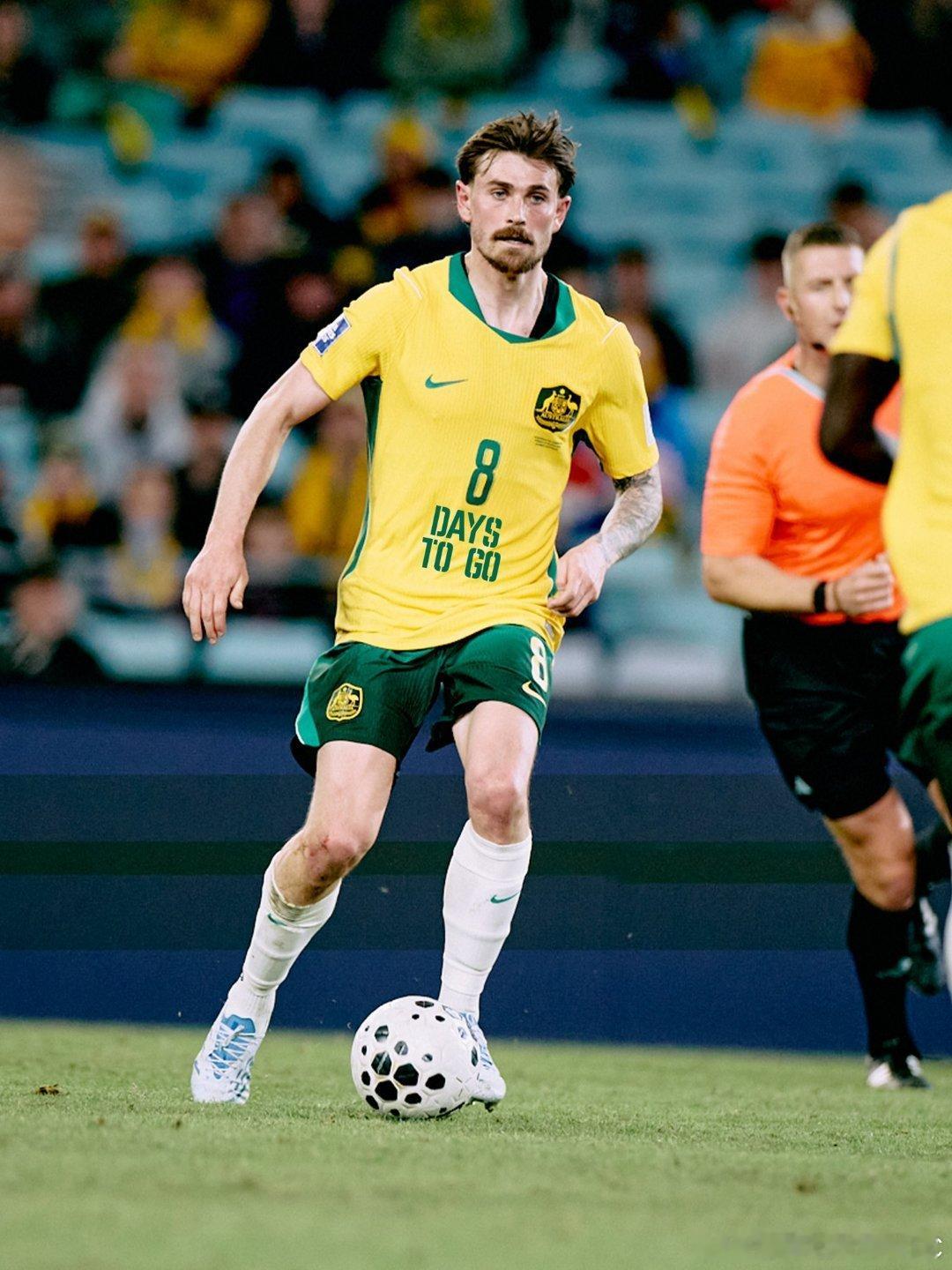 今天距澳大利亚队首场 2026美加墨世界杯 小组赛还有8天。GoSocceroo